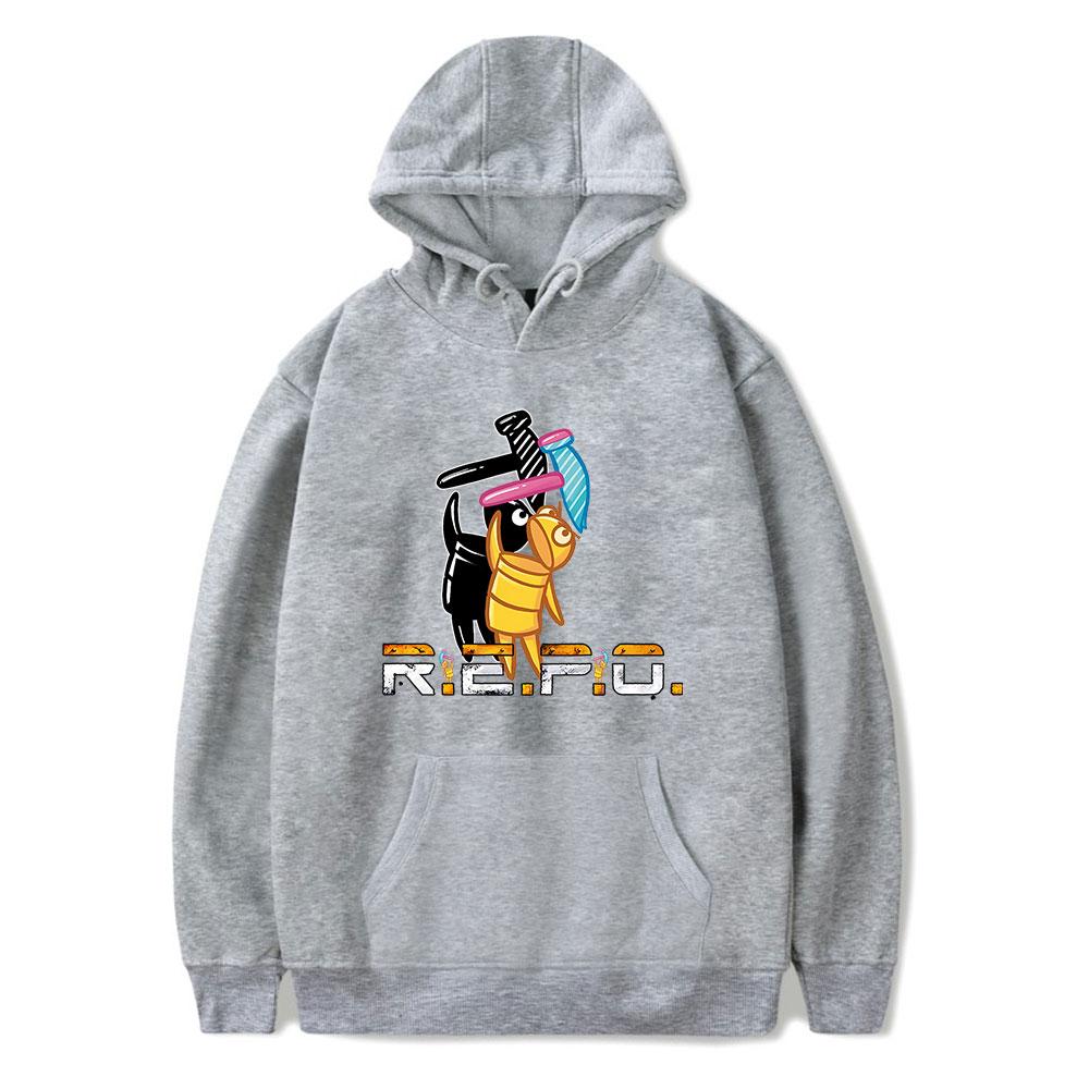 Unisex R.E.P.O. Hoodie Sweatshirt Cartoon Printed Streetwear Hoodies for Men Women