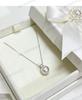 Sterling Silver Princess Pearl Necklace - Light Luxury Clavicle Chain with Single Pearl