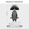 Motorbike Rainproof Octopus Mobile Phone Helmet Holder Bicycle Umbrella Phone Bracket Helmet Creative Mini Parasol Sun Shade