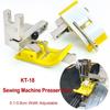 0.1-0.8cm Width Adjustable Sewing Machine Presser Foot KT-18 With Plastic Presser Foot Base Press Foot Oxford Edge Guide