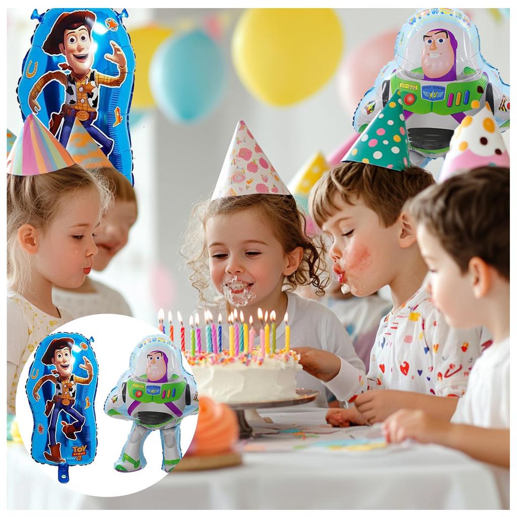 25-teiliges Toy Story Dekorationsbanner mit Geburtstagsballons, perfekt für Geburtstage, Jubiläen, Kindertag und mehr.