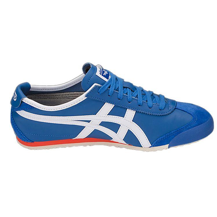 Onitsuka Tiger Mexico 66 Daily Sports Shock Absorption Non-Slip Wear-Resistant Low-Top Lifestyle Casual Shoes Unisex sneaker Blue White D4J2L-4201