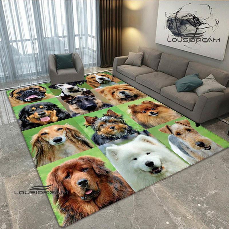 3D Süßer Hund Aufdruck Teppich Küchenmatten Rutschfester Teppich Außen Teppiche Läufer Schlafzimmer Dekoration Rosa Zimmer Dekoration Geburtstagsgeschenk