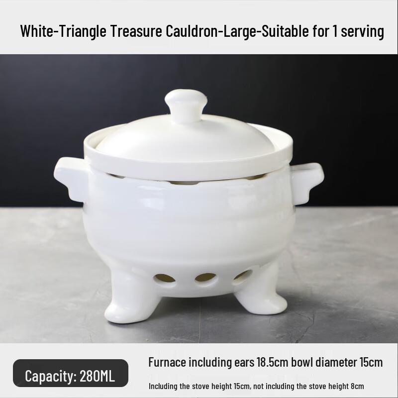 Ceramic Insulated Stew Pot with Candle Warming Base