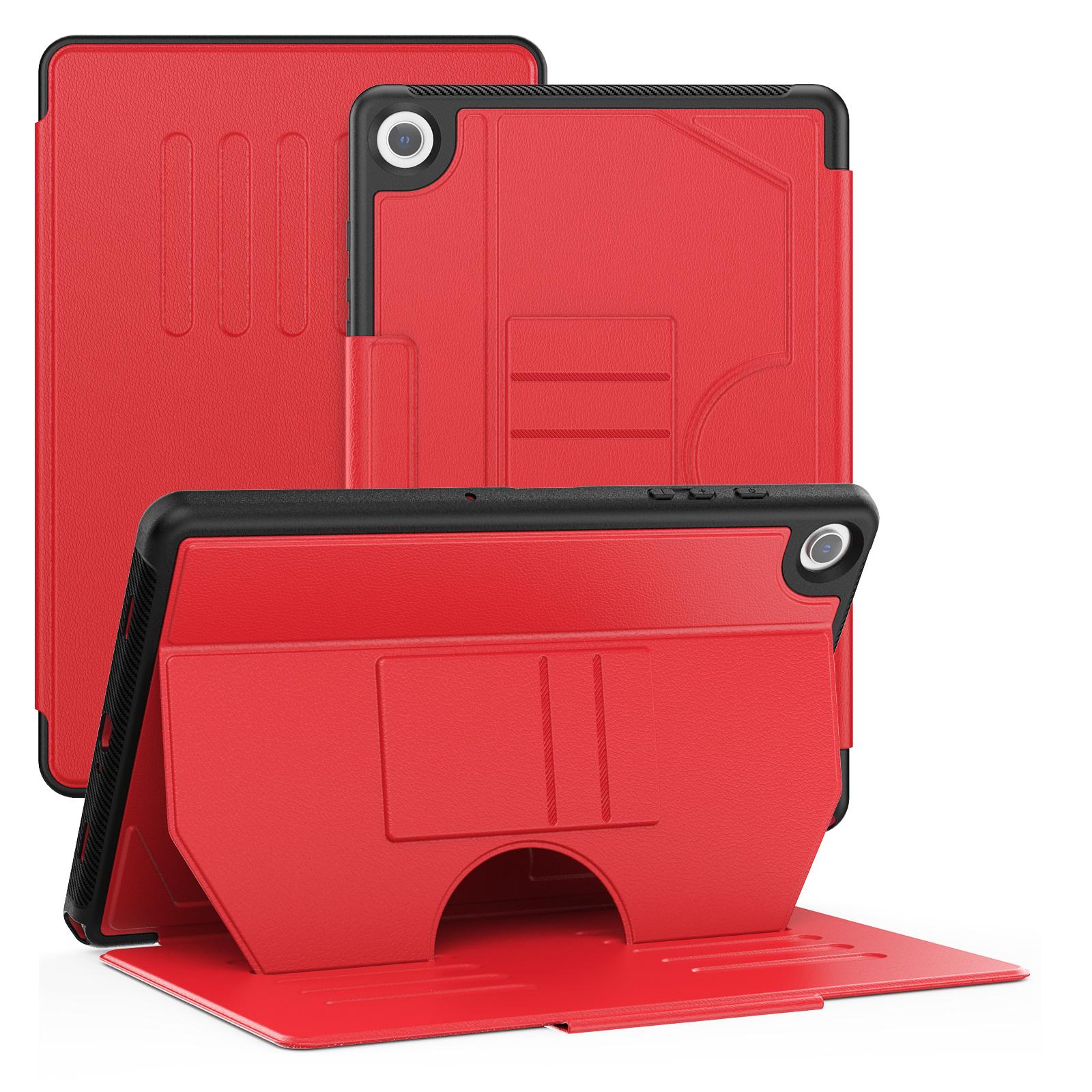 

Magnetic Case For Samsung Galaxy Tab A9 Plus 2023 11 SM-X210 SM-X215 SM-X216B Multi-angles Stand Cover Luxury PU Leather Shell A9 Plus SM-X210 X216 красный