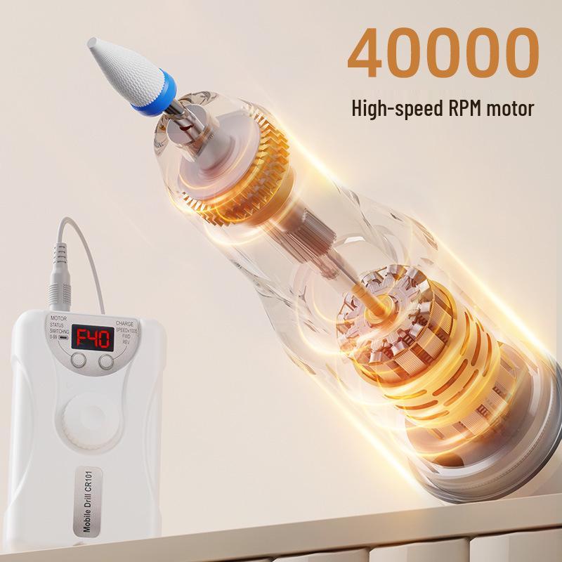 Silent 4W Electric Nail Grinder & Gel Remover