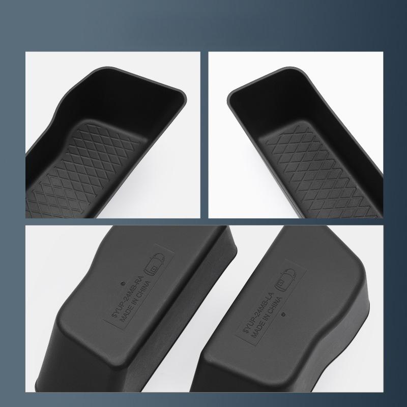 Door Slot Storage Box for BYD Atto 2 Yuan UP 2024 2025 EV Car Side Door Organizer Tray Interior Vehicle Accessories Modified