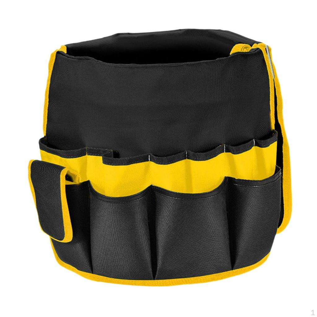 Bucket Bag for Garden Tools, Tool Organizer, Carrier, Storage Hammers