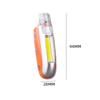 Sifflet de Survie de Camping Extérieur Sifflet de Secours avec Lumière LED Mini Lampe Torche Rechargeable Lampe Torche d'Urgence à Réglage 3 Vitesses