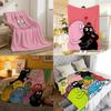 Animation B-Barbapapa Throw Soft Cozy Flannel Throw Blanket for Sofa Bedroom and More