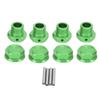 4pcs RC Wheel Hex Hubs Set Professional Aluminium Alloy Dustproof RC Hex Coupler Set for RC Car Accessories
