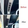 ABS Carbon look A Pillar Air Outlet Vent Cover Trim For Hyundai Elantra 21-23