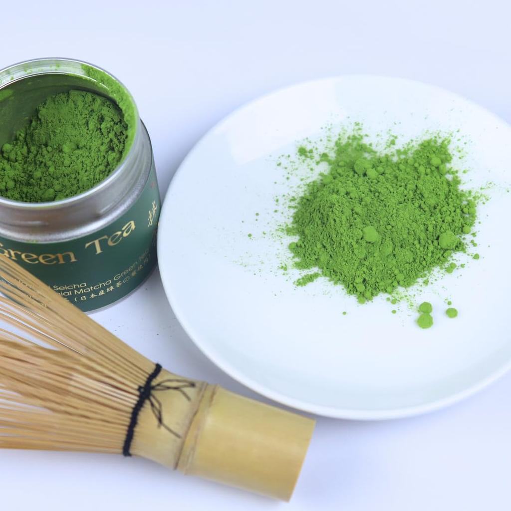 Hayashi Seicha Kuon 30g Can Shizuoka-made Ceremonial Grade Japanese Tea, 100% Made In Japan, Green Tea Powder for Traditional Tea Ceremonies,