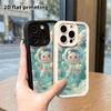 Phone Case: 2D Flat Design Suitable for iPhone 18 17 16 15 14 13 Pro Protective Case, Mini Astronaut, Perfect Christmas and Halloween Holiday Gift