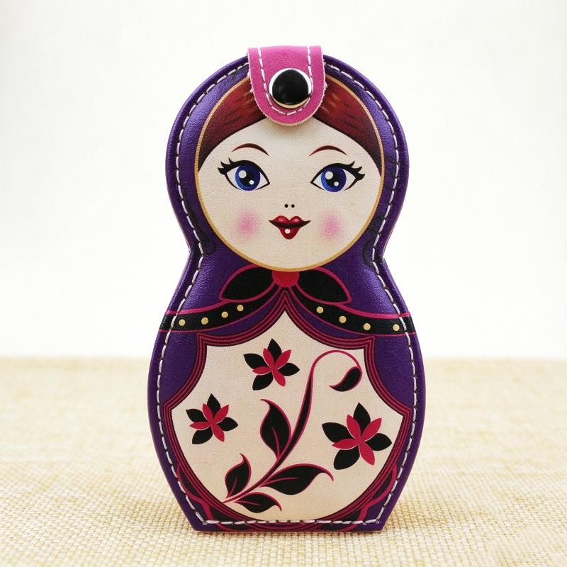 7Pcs Nail Tools Nail Clipper Set Russian Nesting Doll Style Nail Clipper Kit Manicure Nail Polishing Shaping Trimming Tool