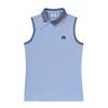 MARTINE GOLF Shoulder Button Sleeveless Shirts_S/Blue