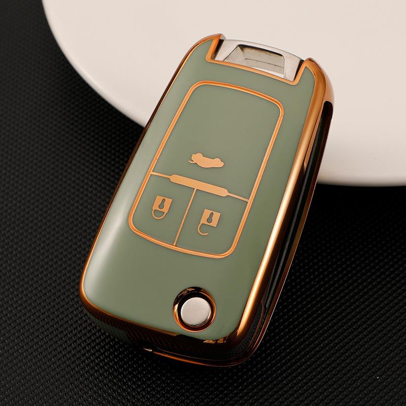 For Buick Yinglang Car Key Set GT LaCrosse Encora Folding Protective Case Chevrolet Malibu Buckle