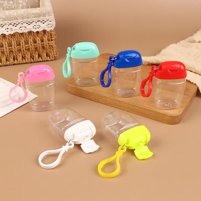 30Ml Portable Refillable Bottles With Hook Hand Sanitizer Alcohol Cosmetics Container Outdoor Mini Soap Dispenser Container