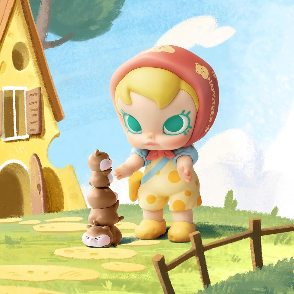 POP MART Baby Molly My Huggable Discovery Series Figures, 1 Pcs Blind Box Figures, Home Decorations, Holiday Birthday Gifts