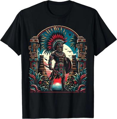 Aztec Warrior Mexico Native Mexican Aztec Civilization T-Shirt Unisex T-Shirt