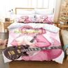 New BOCCHI THE ROCK Bedding Set Single Twin Printed Bed Set With Pillowcase Duvet Cover Soft Single Double Queen Super King Size