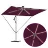 Sun Umbrella Burgundy Red 294 X 200 X 270 Cm