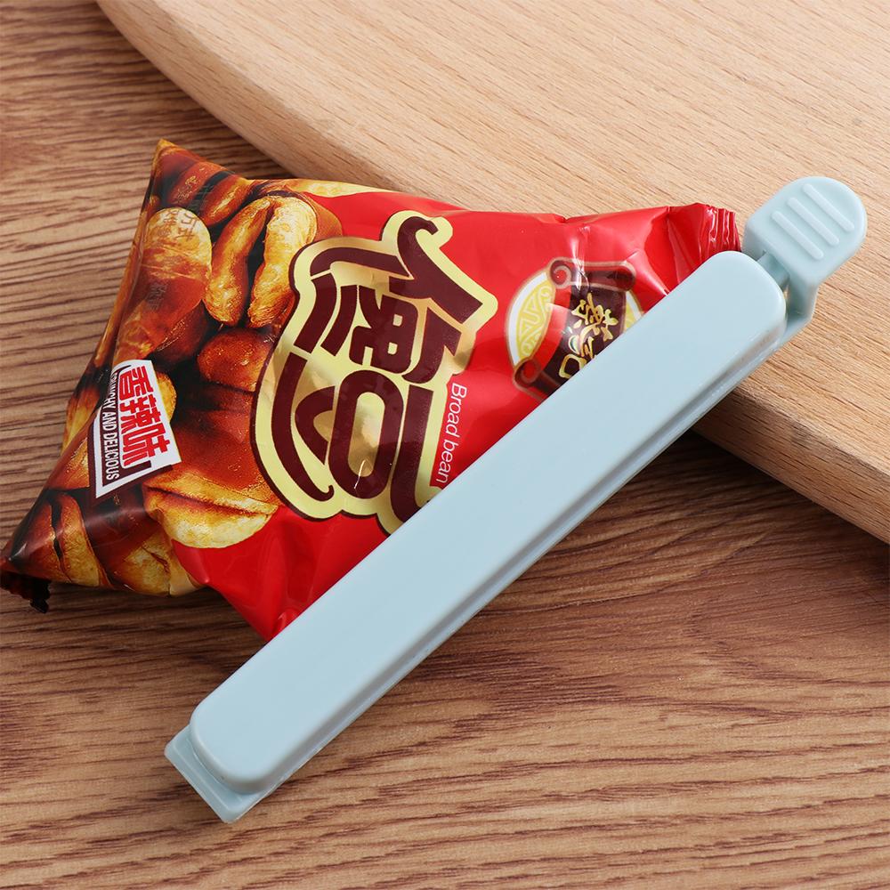 5Pcs Good Quality Practical Candy Color Home Sealing Clamp Snack Bag Sealer Kitchen Tool Food Clips