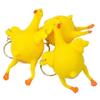 Squeeze Tricky Novelty Gadgets Halloween Gift Pranks Chickens Lay Eggs Keychain Funny Vent Toys