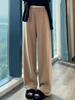 Autumn/Winter Plus Velvet Lambswool Thick Wide-Leg Elastic Casual Sports Pants