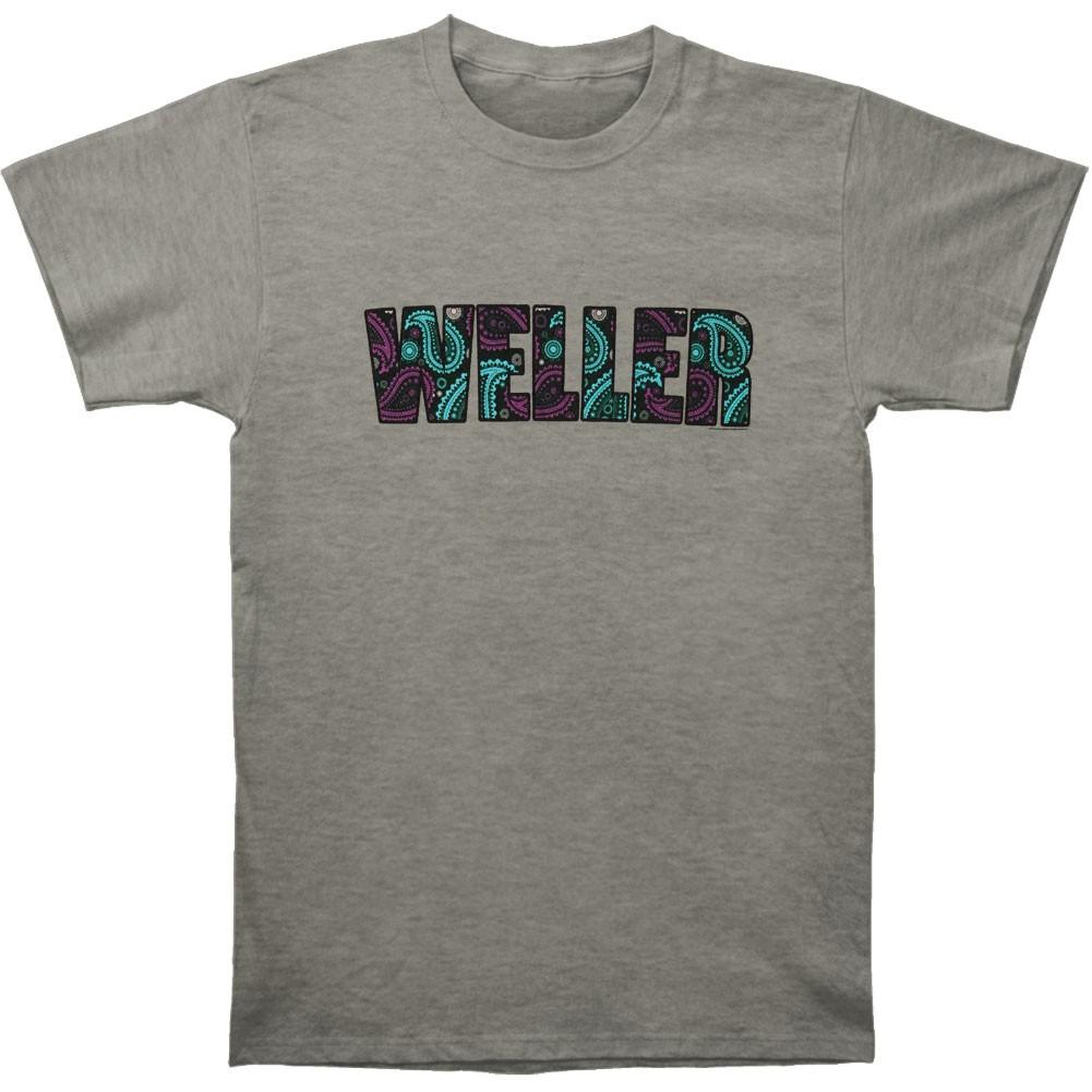 Men s Paul Weller Paisley Slim Fit T-shirt Large Grey S