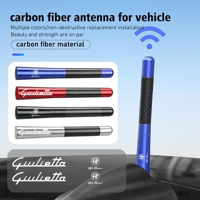 12cm Car Roof Signal Booster Metal Radio Antenna Pole Auto Accessories For Giulietta 940 2010-2014 2015 2016 2017