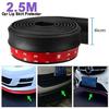 Black 2.5M Cars Front Bumper Lip Splitter Body Spoiler Chin Skirt Protector New