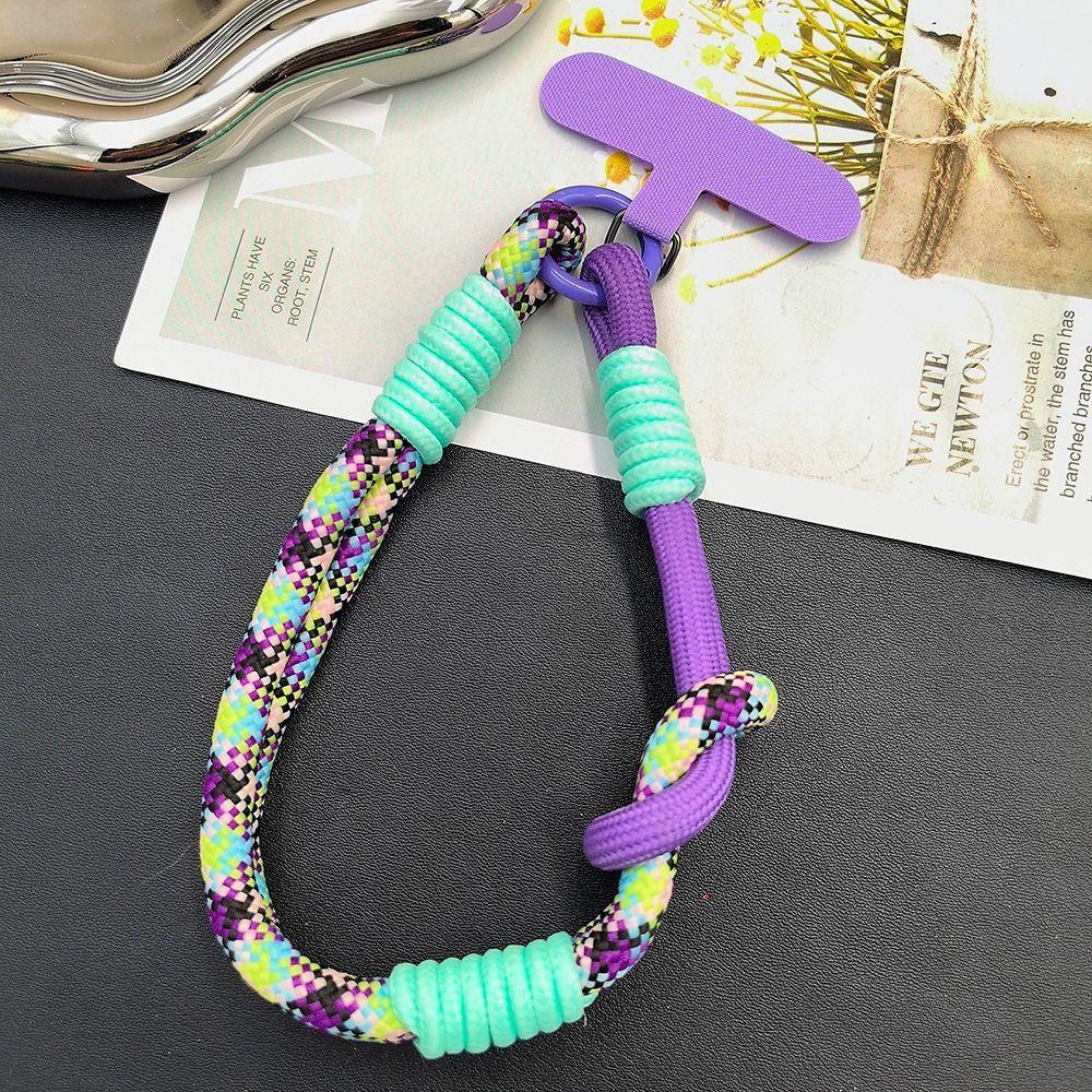 Anti-lost Braided Phone Lanyard Handwoven Hanging Cord Camera Hanging Rope  Phone Charm Accessories