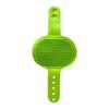 Dog Cat Silicone Bath Brush with Adjustable Ring Handle Brush for Short Long Haired Dogs & Cat