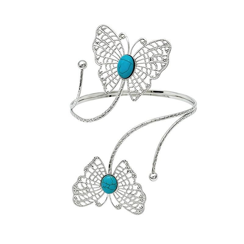 Boho Arm Cuff Open Adjustable Upper Arm Bracelet Bangle Beach Party Jewelry For Women