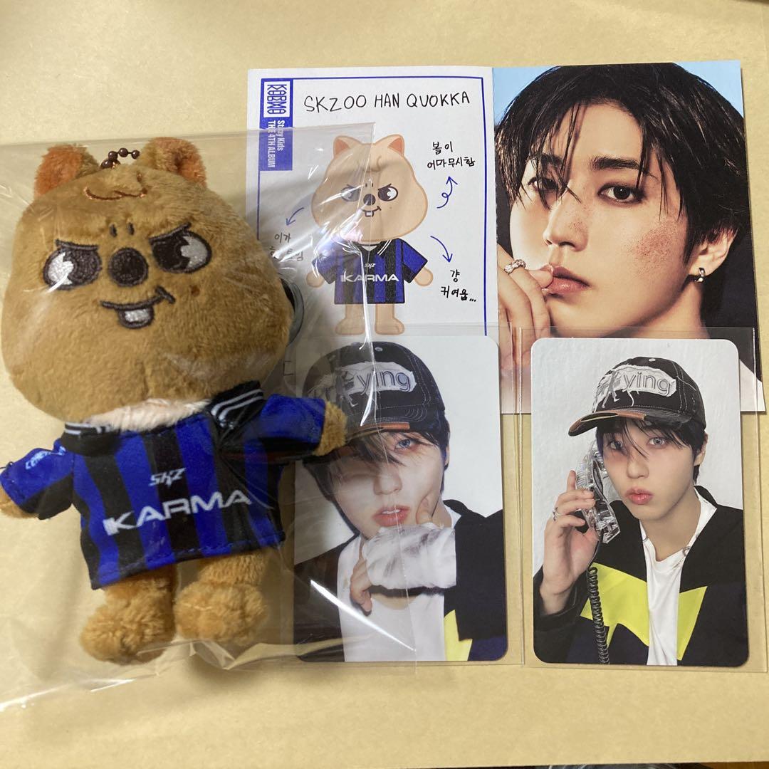 

[USED] Stray Kids KARMA skzoo Han Quokka & Han trading card