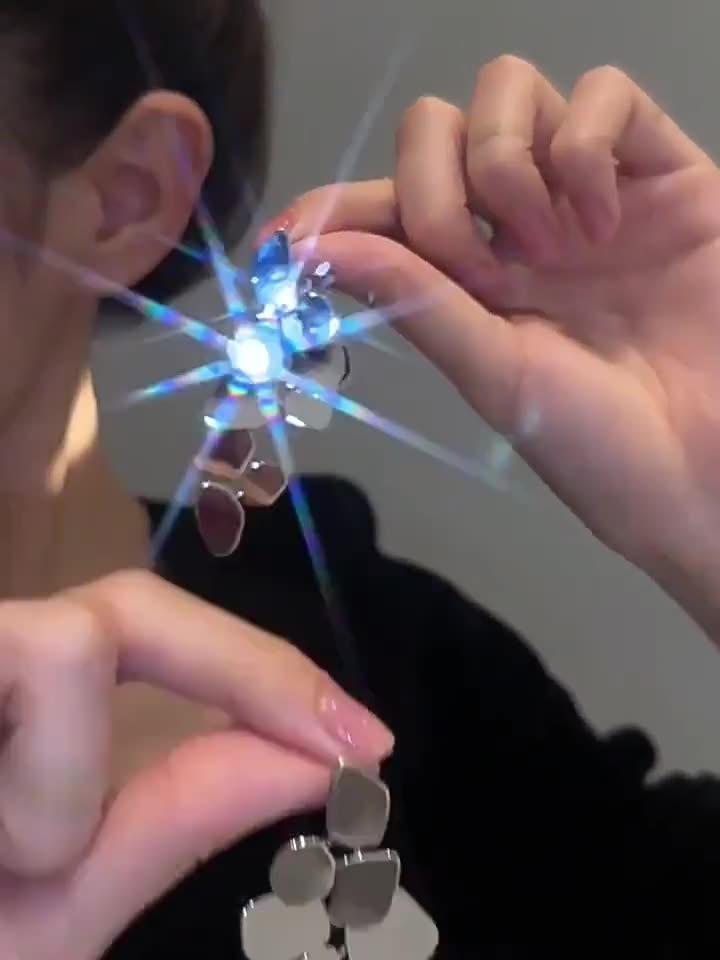 

Простые модные серьги в форме листьев неправильной формы для женщин серебряный