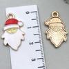 Christmas Drip Oil Jewelry Kit: Santa, Snowman, Bell, Reindeer Pendants for Bracelets & Keychains