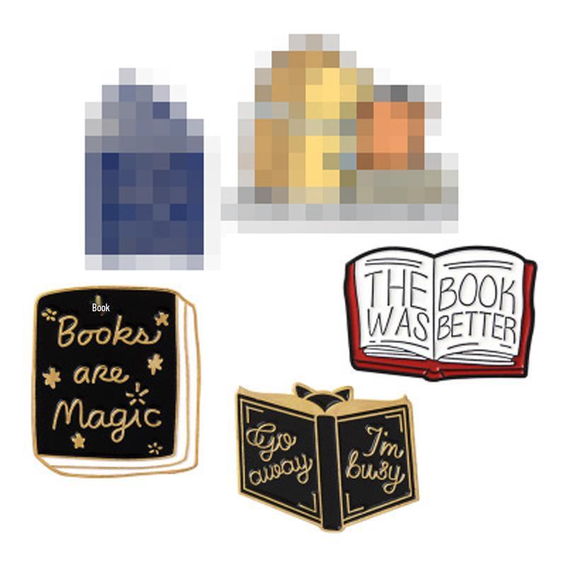 Magic Book Series: Hedgehog Cat Brooch - Creative Badge Ornament