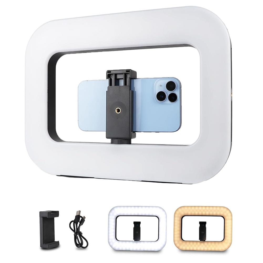 

Handheld Ring Selfie Light Kit for Camera YouTube TikTok Video Recording
