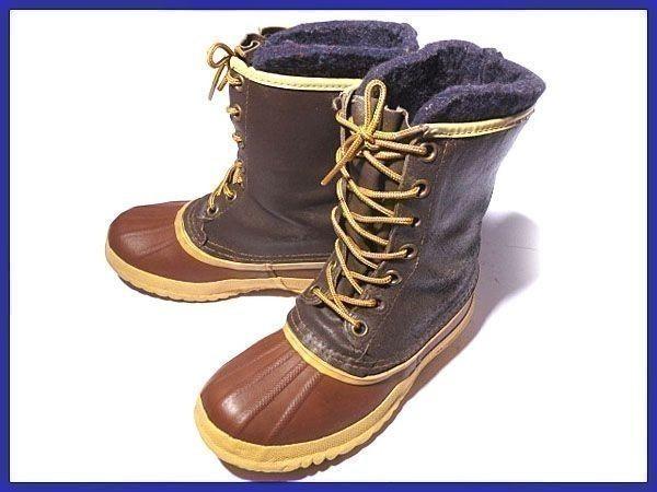 Made in Canada/Vintage/SOREL/Leather Snow Boots With Inner Liner/Approx. 23.0-24.0/Brown/(USED)