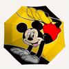 1pc Mickey Mouse Upside Down Pattern Automatic Umbrella is Fashionable and Good-Looking, a Portable 3-Fold Umbrella, Suitable for Travel and