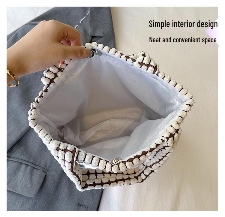 Adorable Plaid Bento Handbag: Japanese Korean Style for Commuting & Outings