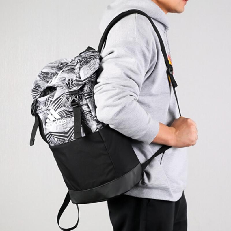 Adidas Recycled Polyester Backpack Regular Unisex Gray/Black Color Adidas DZ8704