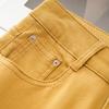 Damen Ingwergelbe Slim-Fit Straight-Leg Jeans - 2025 Frühling & Herbst Mode
