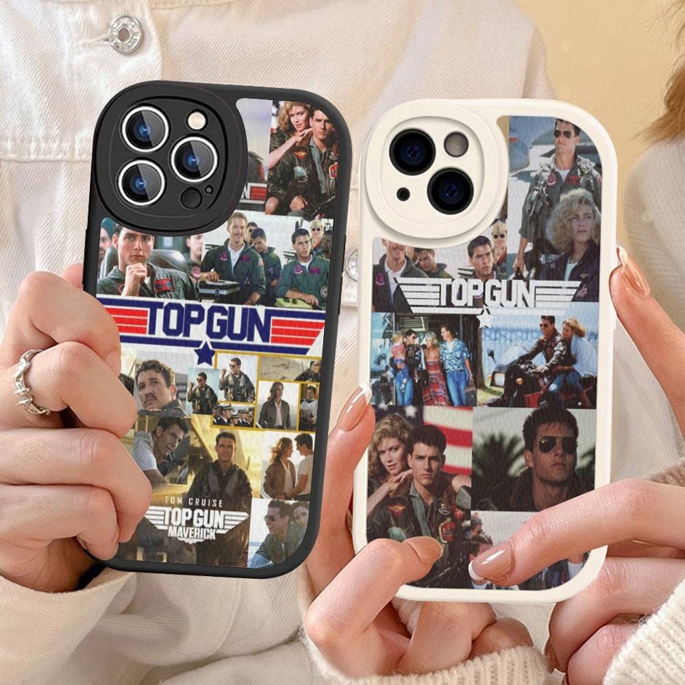 Action Film T-Top G-Gun Phone Case For IPhone 16 15 14 13 12 11 Pro Max Plus Leather Cover