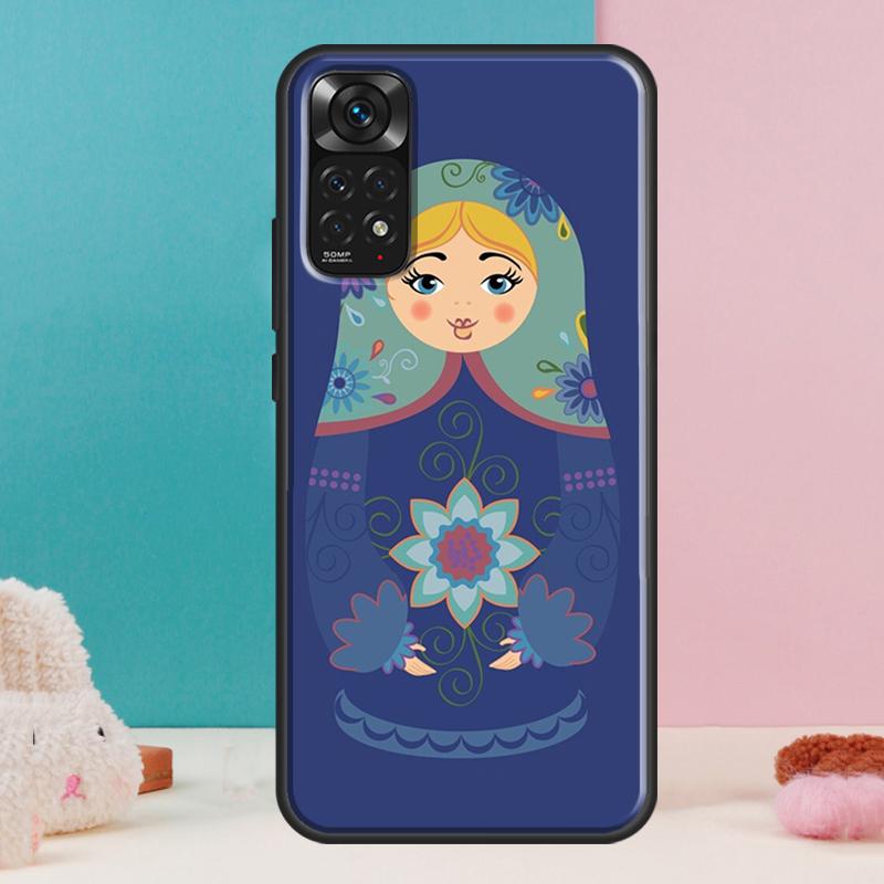 

Russian Nesting Doll Case For Xiaomi Redmi Note 13 12 Pro 14 11 9 10 9S 10S 11S 12S Redmi 14C 13C 10C 12C Cover Redmi Note 13ProPlus