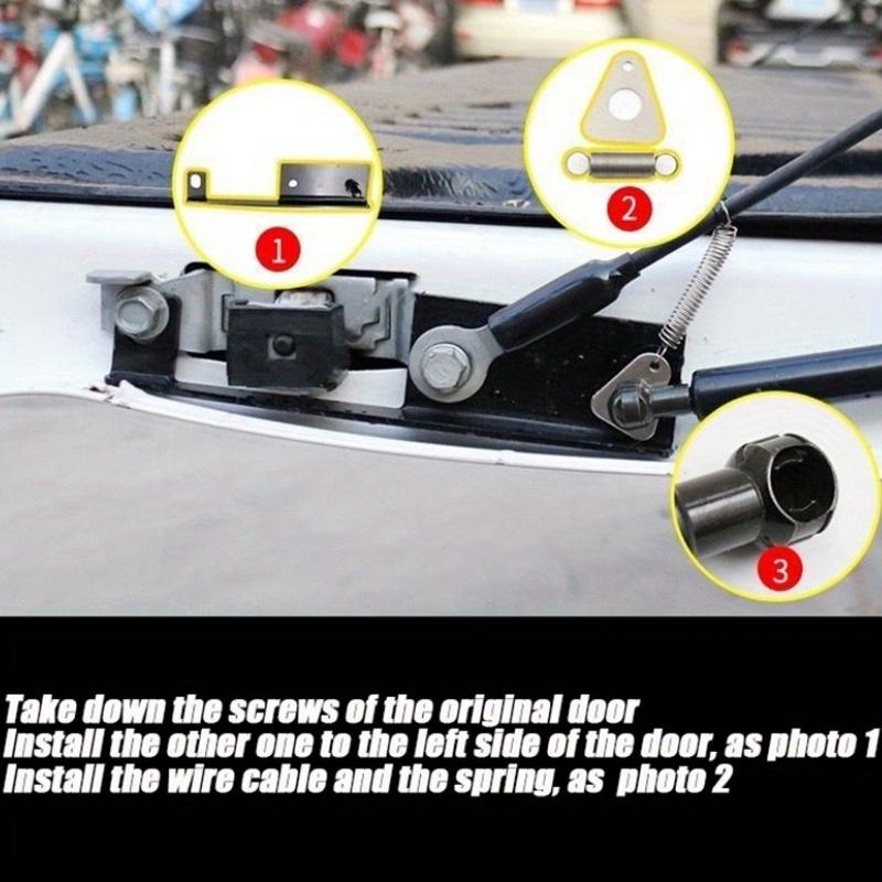 Heavy Duty Tailgate Hydraulic Rod Gradual Damping System Compatible with NISSAN NAVARA NP300 D23 Ruiqi