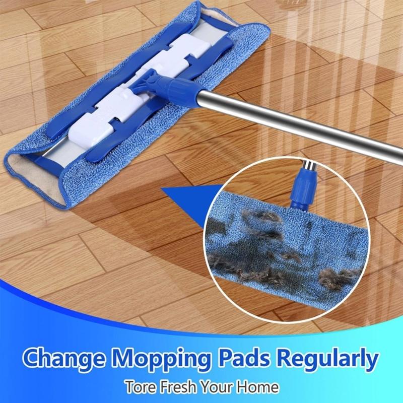 5PCS Efficient Fiber Cleaning Towel Twist Braids Mop Pad Refill For MR SIGA Mop Glass Surfaces Professional Cleaning Pad