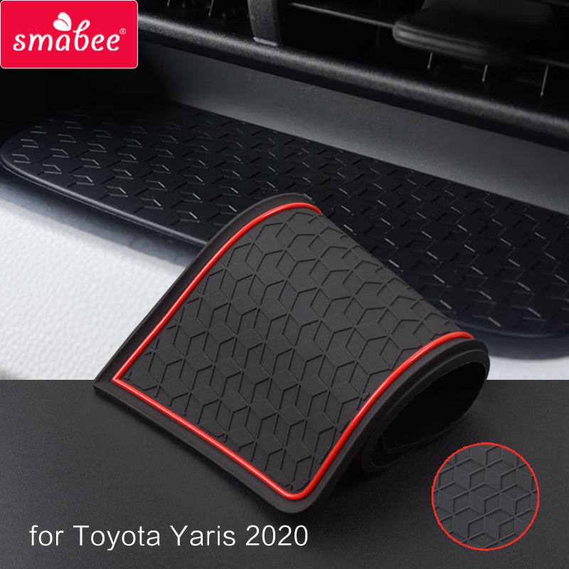 Smabee Kaymaz Kapı Yuvası Bardak Matı Toyota Yaris GR 2020 2024 KSP210 MXPA1 MXPH1 Kauçuk Altlık Araba Kapısı Pedi Mat Aksesuarları